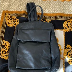 FREE IN BUNDLE Black Genuine Leather Backpack Bag